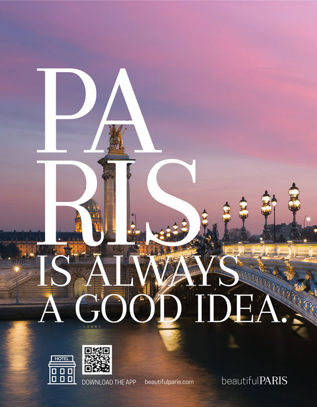 Beautiful Paris Ad campaign: Alexander III Bridge