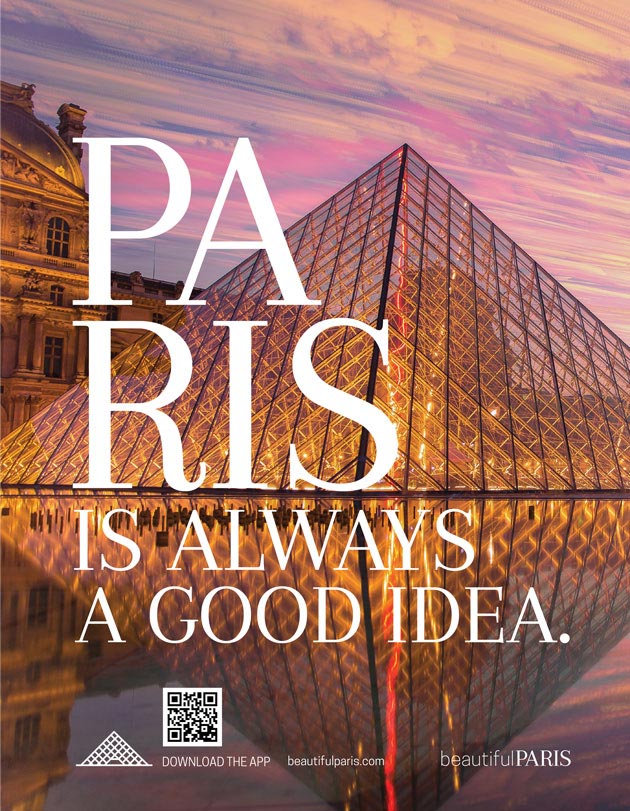 Beautiful Paris Ad campaign: Louvre