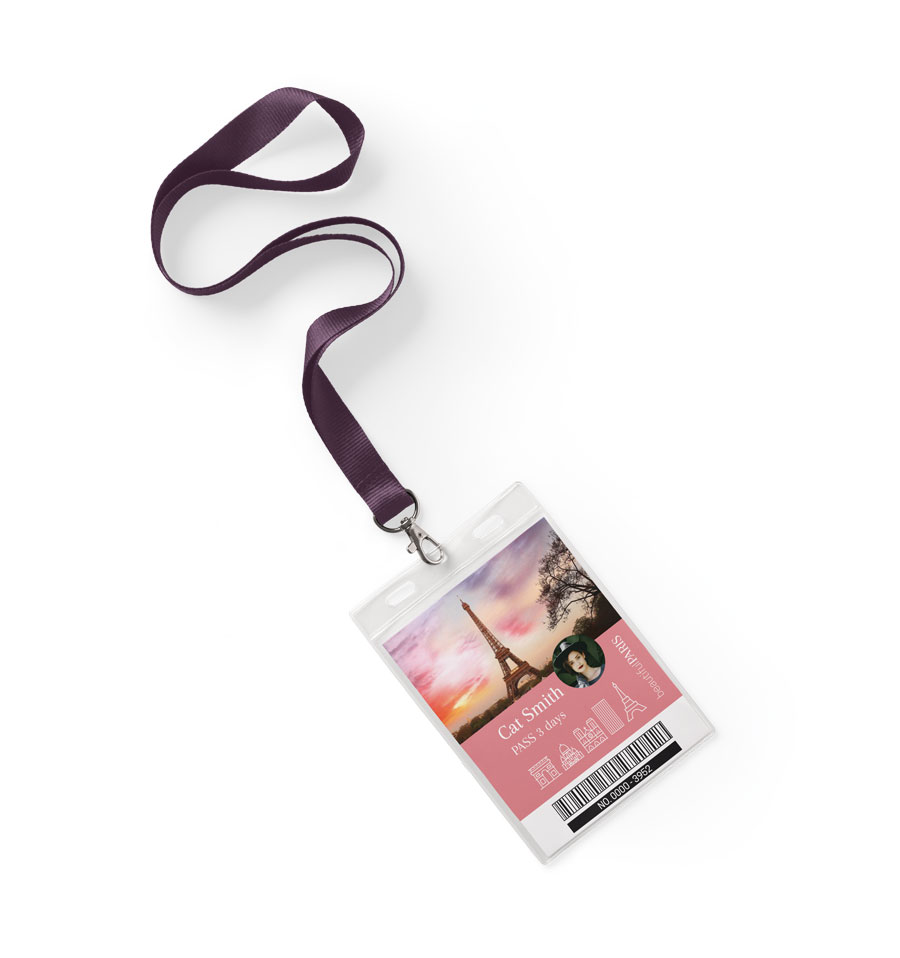 Beautiful Paris supporting elements: ID Card