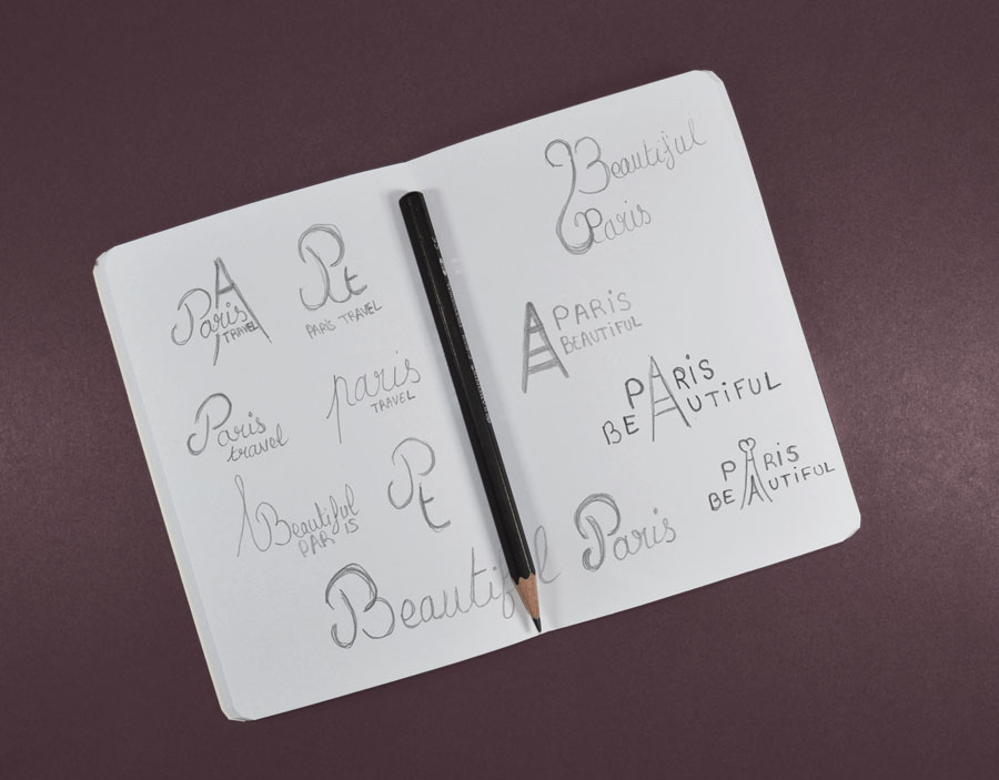 Beautiful Paris: Skectches Beautiful Paris logo