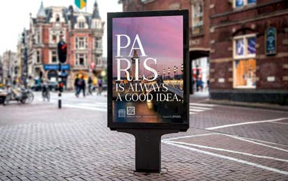 Beautiful Paris Branding: Ad Campaign Mockup