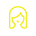 Woman face icon for Claire Monnier's profile section