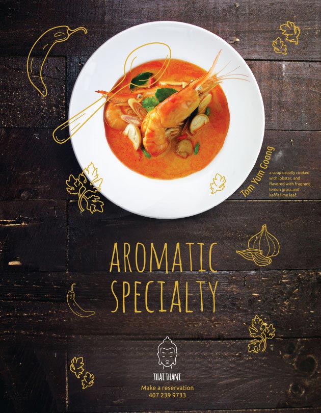 Thai Thani Restaurant ad campaign: Tom Yum Goong recipe