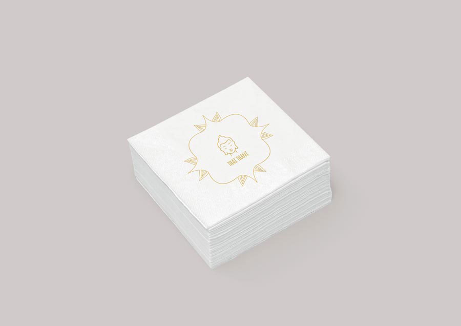 Thai Thani Restaurant napkins Mockup